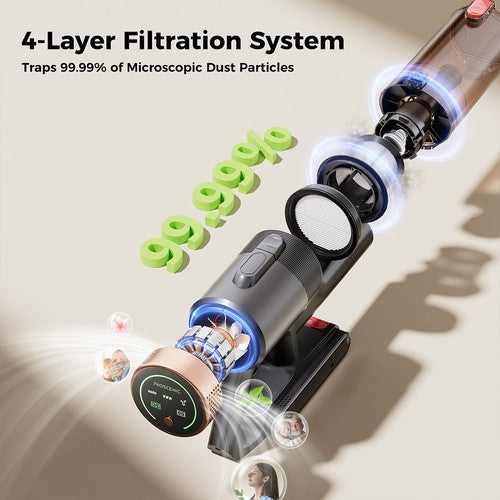 Proscenic P11 Ultra bezvadu putekļsūcējs 40KPA 450W Proscenic P11 Ultra bezvadu putekļsūcējs 40KPA 450W